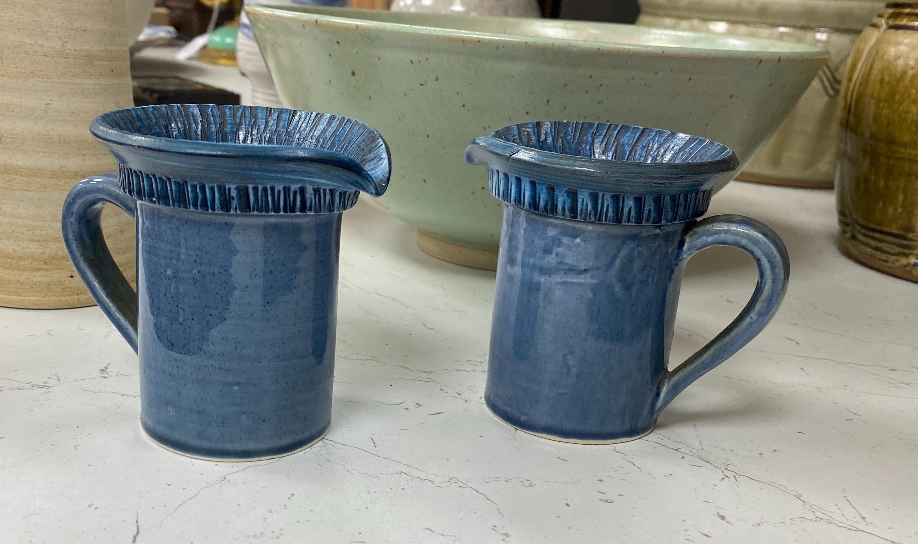 Mike Dodd - 3 vessels and other studio pottery vessels